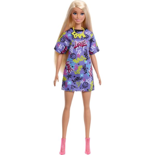 Barbie Fashionista con 3 Completi Notte e Accessori per immaginazione creativa