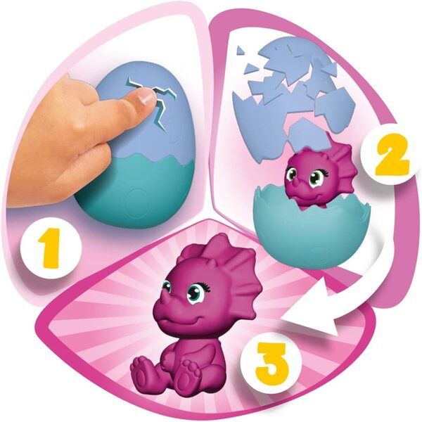 Steffi Love Dino Surprise - Bambola da vestire con uova di dinosauro, 29 cm, da 3 anni