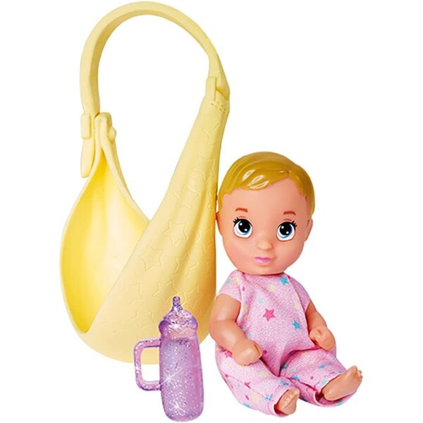 Steffi Love Babybag con Baby, Poupée 29cm con Borsa e Biberon, 3+ anni