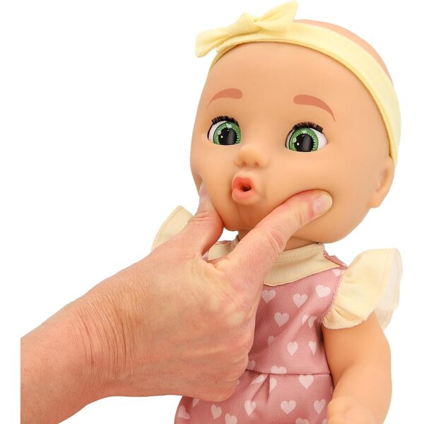 BE LOVED BABIES Gaby: 38 cm große Puppe mit weichem Körper, Accessoires und neutralem Look für Kinder ab 18 Monaten