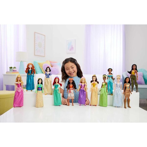 Mattel Disney Princess Collezione 13 Modepupe in Abito Scintillante e Accessori