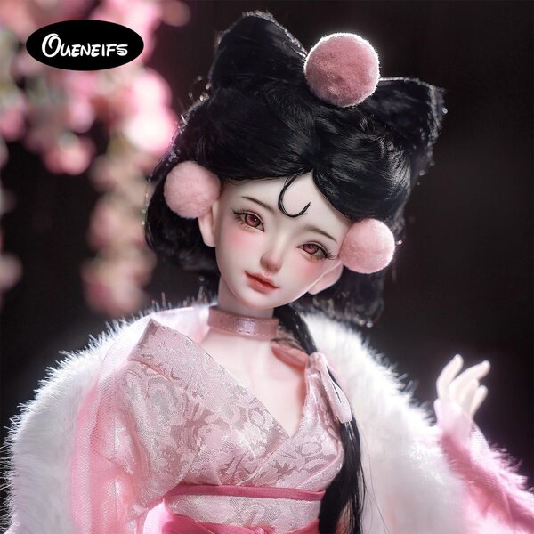 Oueneifs Xanabjd 1/4 bambola BJD in resina, 44 cm, completamente articolata e vestita con stile