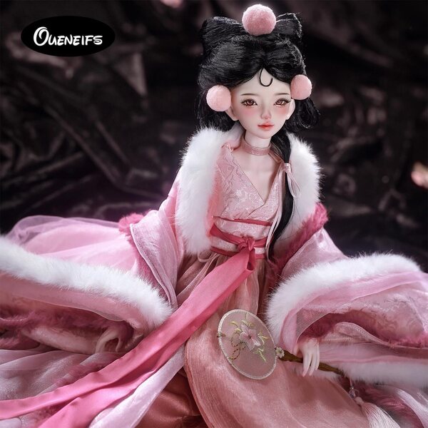Oueneifs Xanabjd 1/4 bambola BJD in resina, 44 cm, completamente articolata e vestita con stile