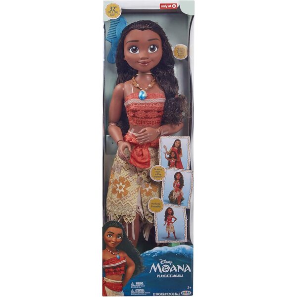 Disney Princess Vaiana bambola 80 cm con movimenti e accessori ufficiali Disney