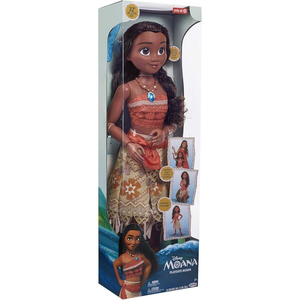 Disney Princess Vaiana bambola 80 cm con movimenti e accessori ufficiali Disney