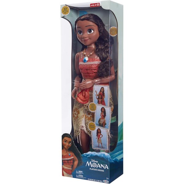 Disney Princess Vaiana bambola 80 cm con movimenti e accessori ufficiali Disney