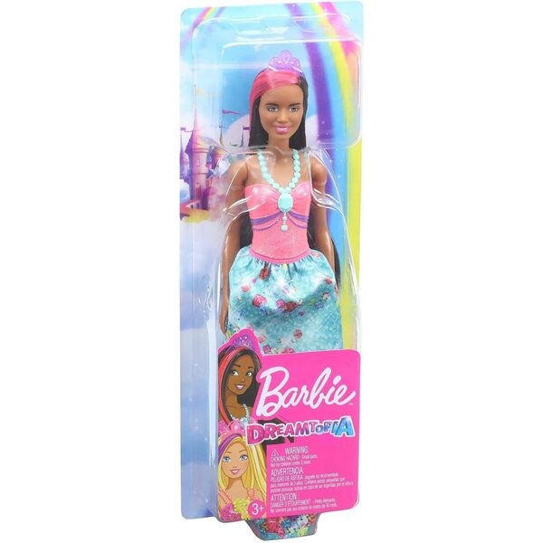 Barbie Dreamtopia Prinzessin mit Tiara und Juwel gemustertem Kleid für Kinder