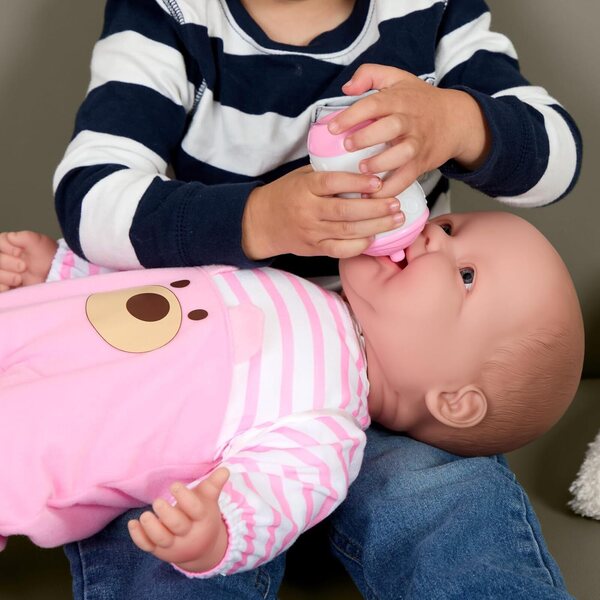 Baby Cuddle JC Toys 51 cm Puppe mit weichem Körper, Kleidung und Zubehör inklusive