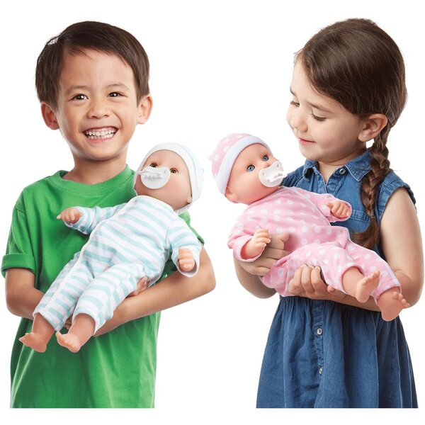 Melissa & Doug Luke en Lucy - Set van tweelingpoppen voor educatief en affectief spel