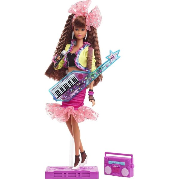 Barbie Rewind 80er Edition Pupa Party Neonjacke Rock Accessoires Sammler