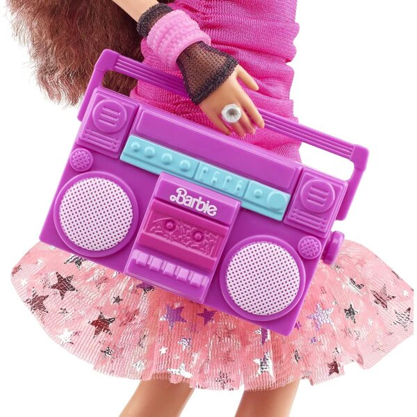 Barbie Rewind 80er Edition Pupa Party Neonjacke Rock Accessoires Sammler