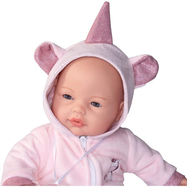 Antonio Juan Bimba Lagrimitas Pupa Einhorn mit Geräuschen, 37 cm, für Kinder ab 3 Jahren