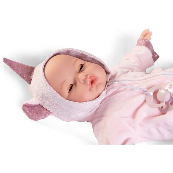 Antonio Juan Bimba Lagrimitas Pupa Einhorn mit Geräuschen, 37 cm, für Kinder ab 3 Jahren