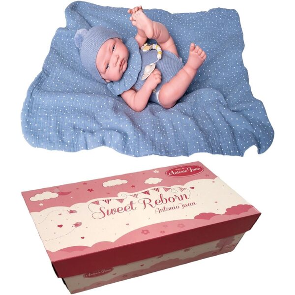 Lieve herboren Antonio Juan-pop met vinyllichaam en realistische details