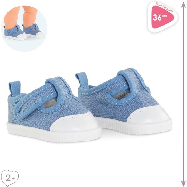 Corolle Mon Grand Poupon Sneakers Blu 36cm – Scarpe per Bambole, età 2+