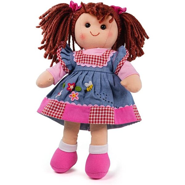 Bigjigs Toys Melody Puppe 34 cm – sicheres und nachhaltiges Holzspielzeug