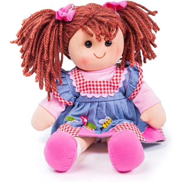 Bigjigs Toys Melody Puppe 34 cm – sicheres und nachhaltiges Holzspielzeug