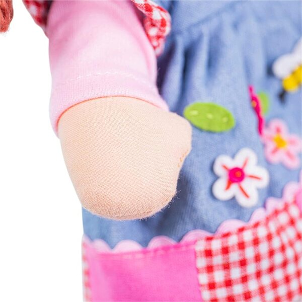 Bigjigs Toys Melody Puppe 34 cm – sicheres und nachhaltiges Holzspielzeug