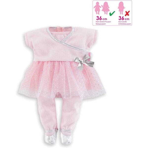 Corolle Mon Grand Poupon Tanzoutfit 36cm - Abito da Ballerina per Bambole Rosa