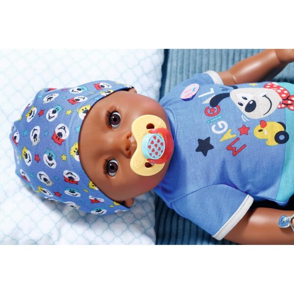 BABY Born Magic Boy 43 cm mit 10 Funktionen und magischem Schnuller verwandelt die Augen