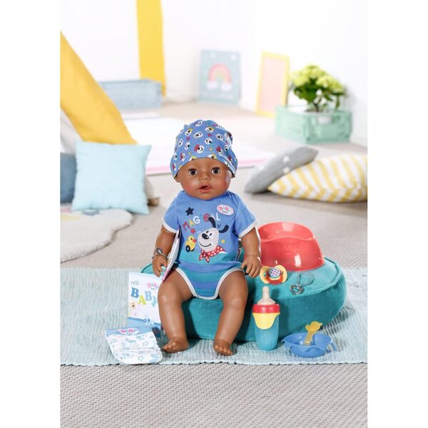 BABY Born Magic Boy 43 cm mit 10 Funktionen und magischem Schnuller verwandelt die Augen