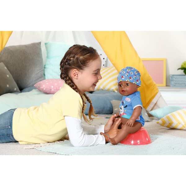 BABY Born Magic Boy 43 cm mit 10 Funktionen und magischem Schnuller verwandelt die Augen