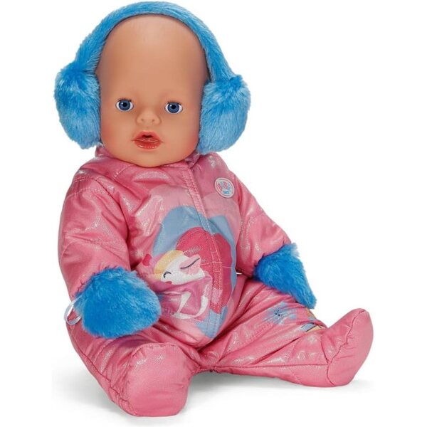 BABY born Emma Interaktive Puppe 43 cm mit 10 Funktionen und Winterkleidung