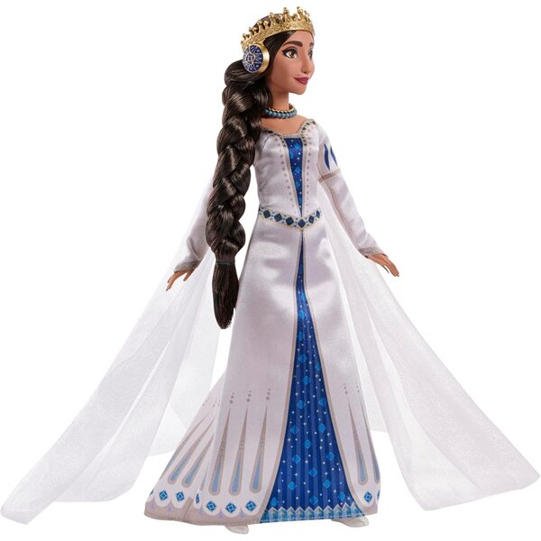Mattel Disney Wish Pupa Königin Amaya von Rosas con Abito e Accessori Mobili
