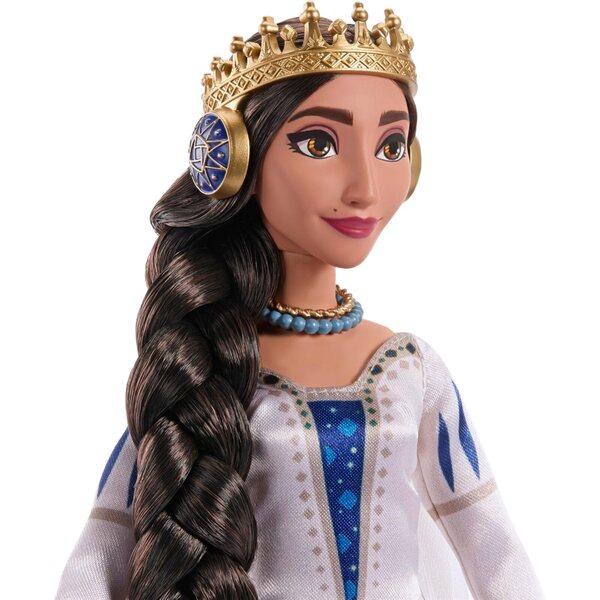 Mattel Disney Wish Pupa Königin Amaya von Rosas con Abito e Accessori Mobili