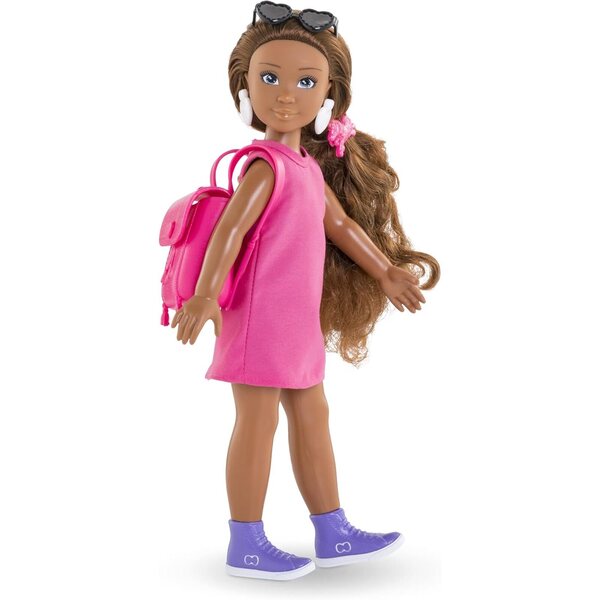 Corolle Girls Melody 28 cm mit 6 Überraschungen, Vanilleparfüm, Kleidung und Accessoires