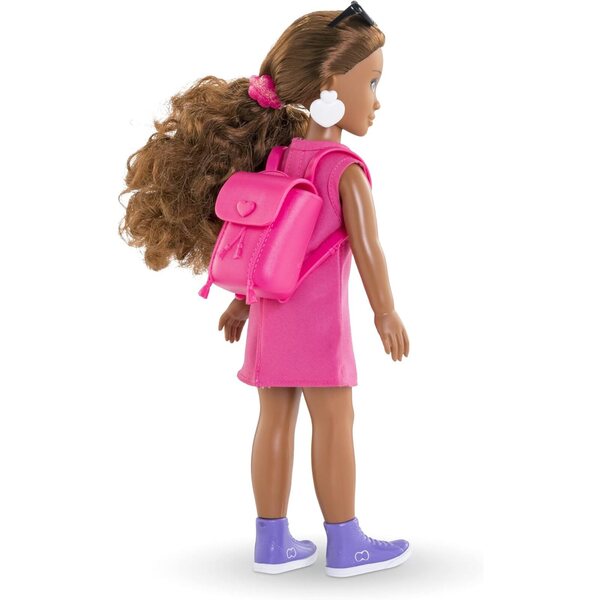 Corolle Girls Melody 28 cm mit 6 Überraschungen, Vanilleparfüm, Kleidung und Accessoires