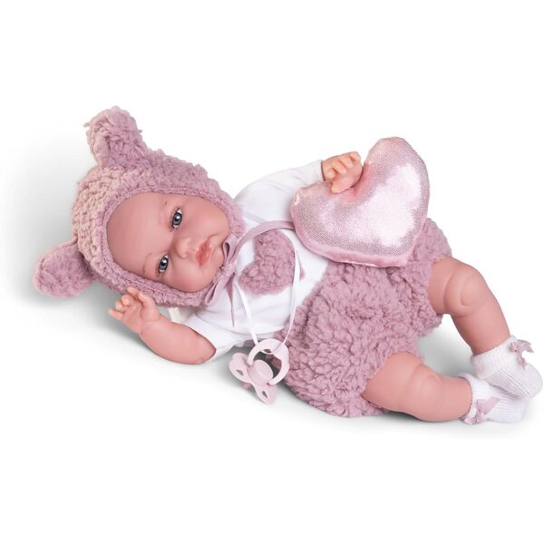 Antonio Juan Baby Toneta Posturitas Herz 34 cm mit flexiblem Körper und Zubehör
