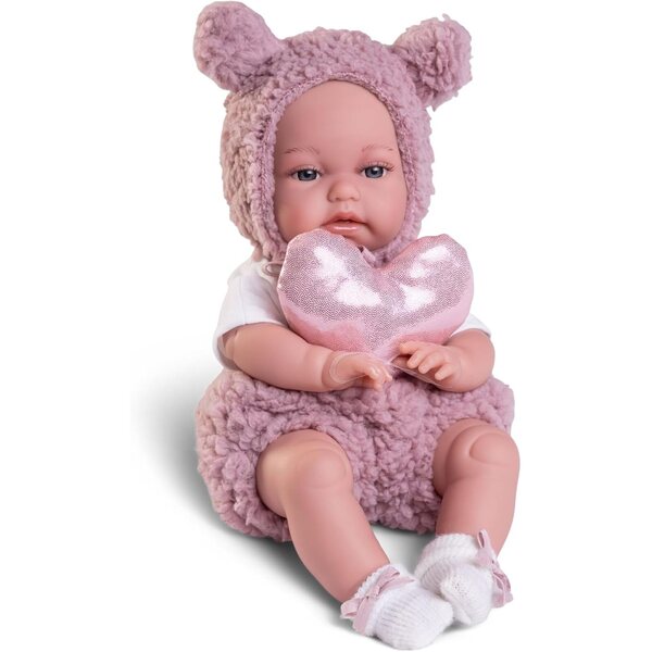 Antonio Juan Baby Toneta Posturitas Herz 34 cm mit flexiblem Körper und Zubehör