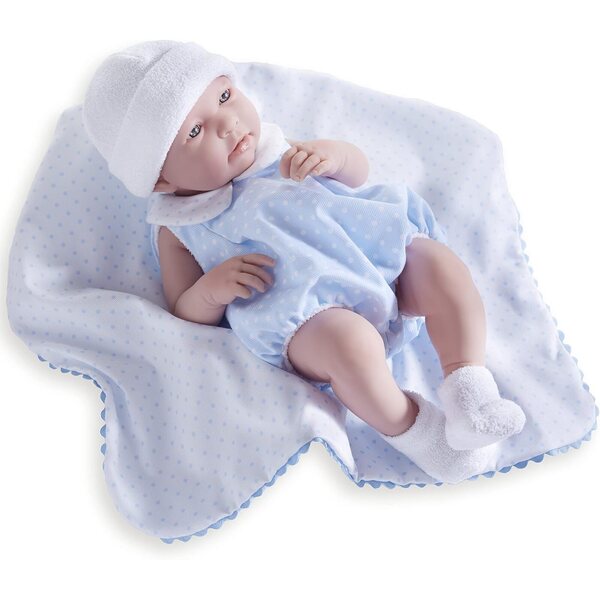 JC Toys Die realistische Neugeborene Puppe 38 cm anatomisch für Kinder ab 2 Jahren
