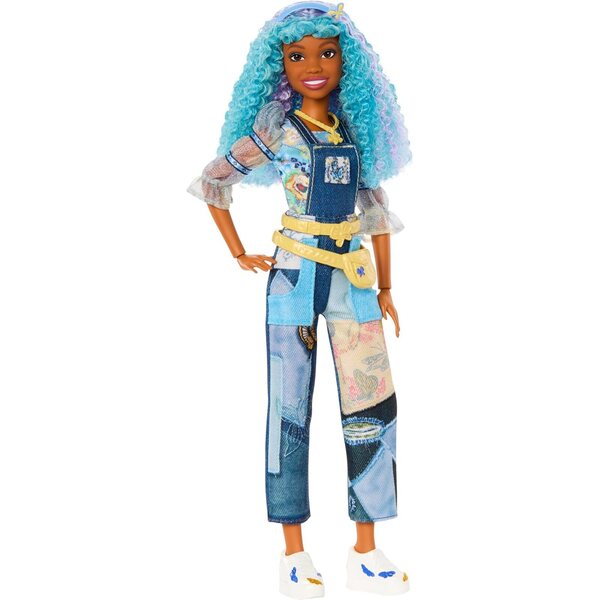 Mattel Disney Descendants 4: Ella Young Cinderella – Modepuppe mit Originalzubehör