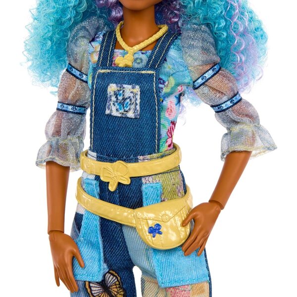 Mattel Disney Descendants 4: Ella Young Cinderella - Bambola Moda con Accessori Originali