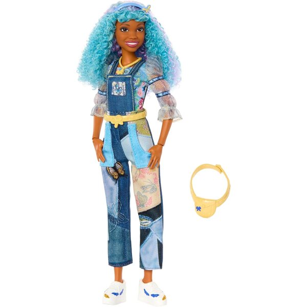 Mattel Disney Descendants 4: Ella Young Cinderella - Bambola Moda con Accessori Originali