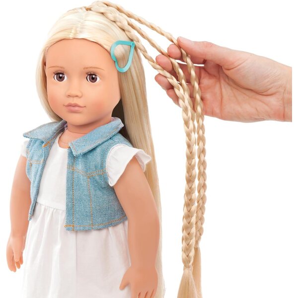Η γενιά μας κούκλα Phoebe 46 cm με ξανθά μαλλιά και αξεσουάρ styling