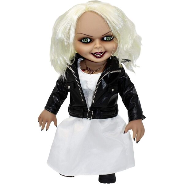 Braut von Chucky Puppe 38 cm sprechende Tiffany von Mezco, mehrfarbiges Sammlerstück