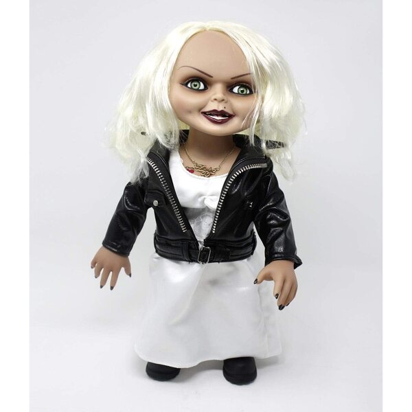 Braut von Chucky Puppe 38 cm sprechende Tiffany von Mezco, mehrfarbiges Sammlerstück