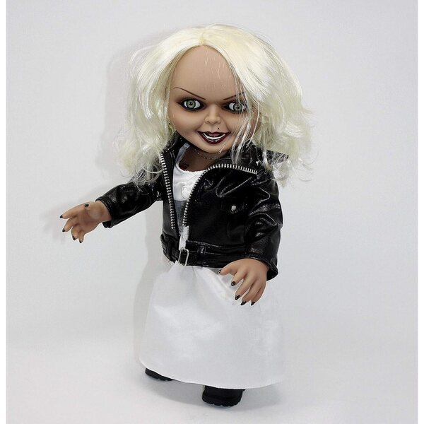 Braut von Chucky Puppe 38 cm sprechende Tiffany von Mezco, mehrfarbiges Sammlerstück