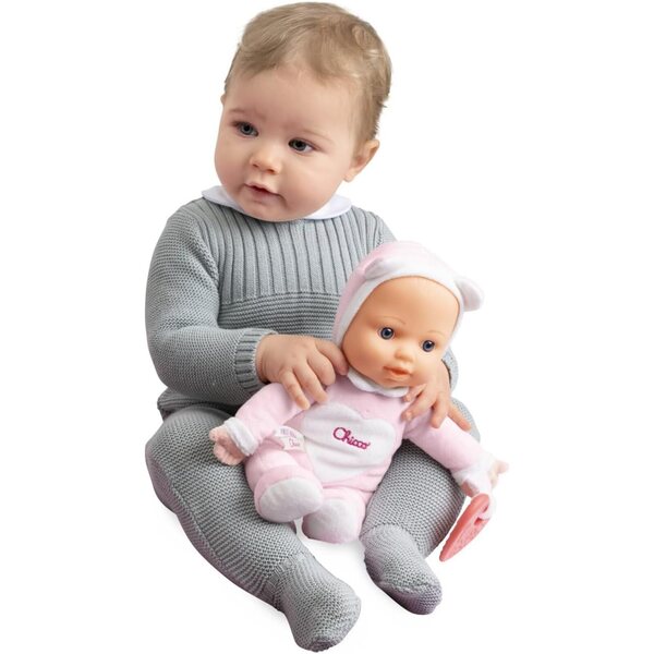 Chicco Meine erste Puppe mit Beißring, weich und waschbar, ideal ab 0 Monaten