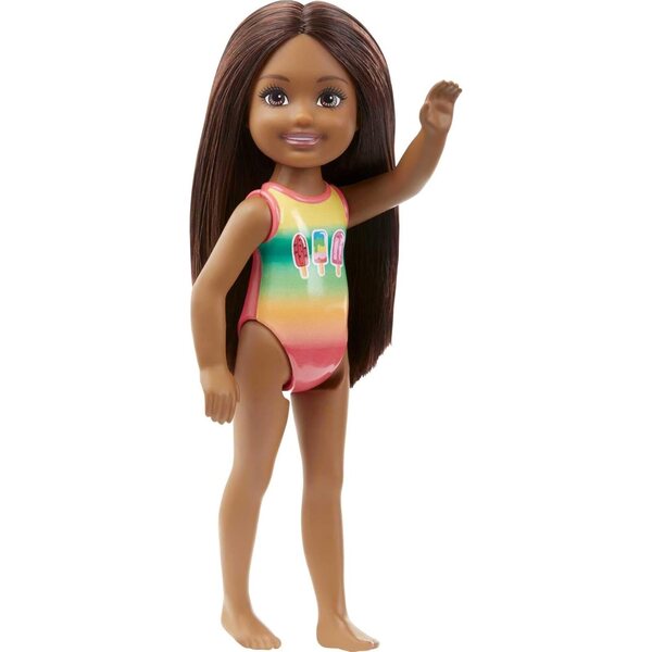 Barbie Chelsea Doll Beach Design 15,2 cm – Sommerlicher und verspielter Look