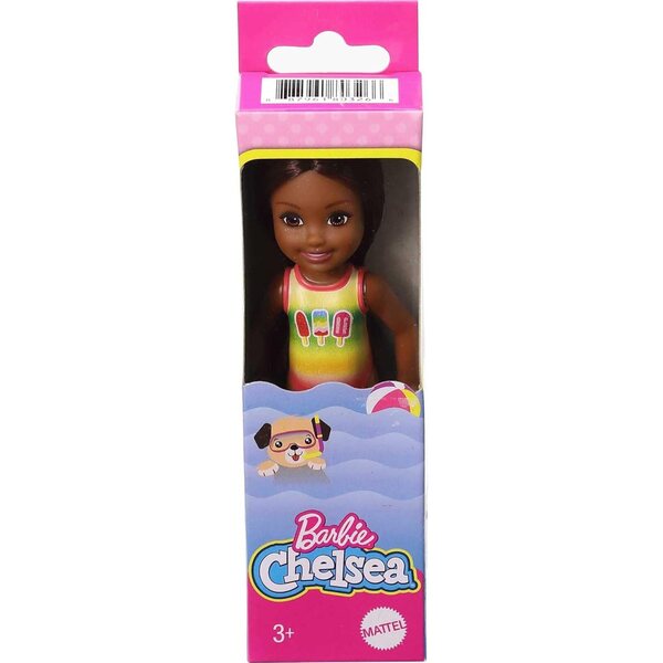 Barbie Chelsea Doll Beach Design 15,2 cm – Sommerlicher und verspielter Look