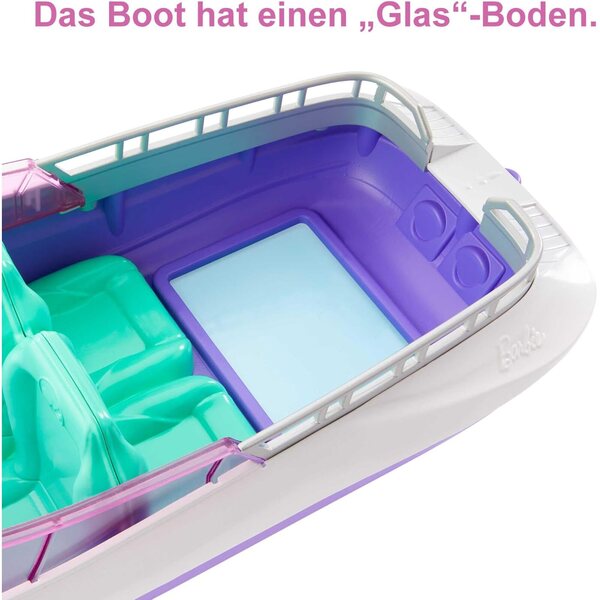 Barbie Malibu & Brooklyn con Speedboat 45,7 cm e Accessori, gioco mare per bambini