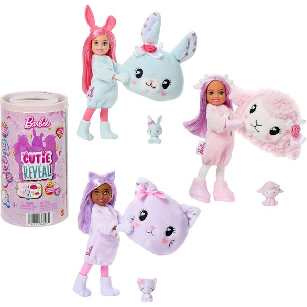 Barbie Cutie enthüllt Care Bears Chelsea mit 6 Überraschungen und Plüschkostüm – Serie 2