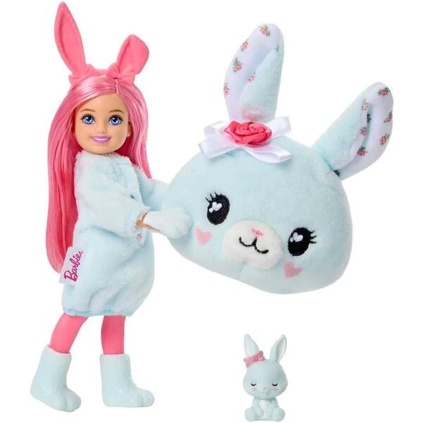 Barbie Cutie enthüllt Care Bears Chelsea mit 6 Überraschungen und Plüschkostüm – Serie 2