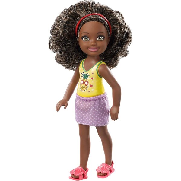 Barbie Chelsea Puppe mit Ananas-Top – Puppe für Kinder ab 3 Jahren