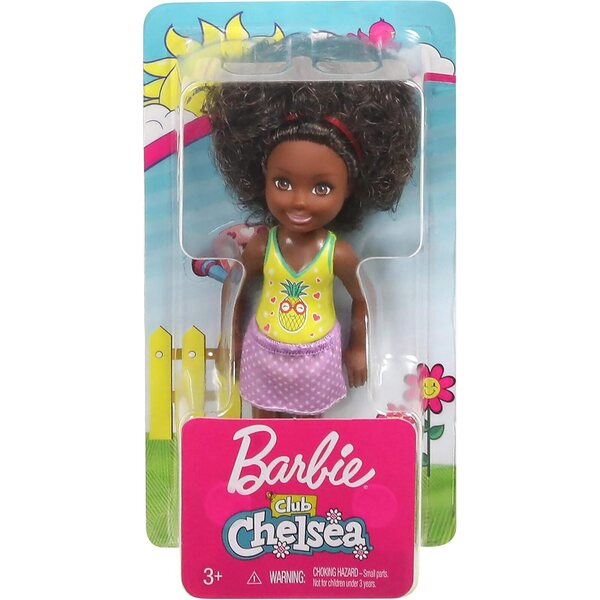 Barbie Chelsea Puppe mit Ananas-Top – Puppe für Kinder ab 3 Jahren