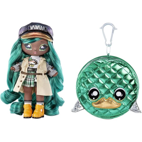 NA! NA! NA! Surprise Glam Series 2 - Mallory Duckington Poupée и дамска чанта с щипка